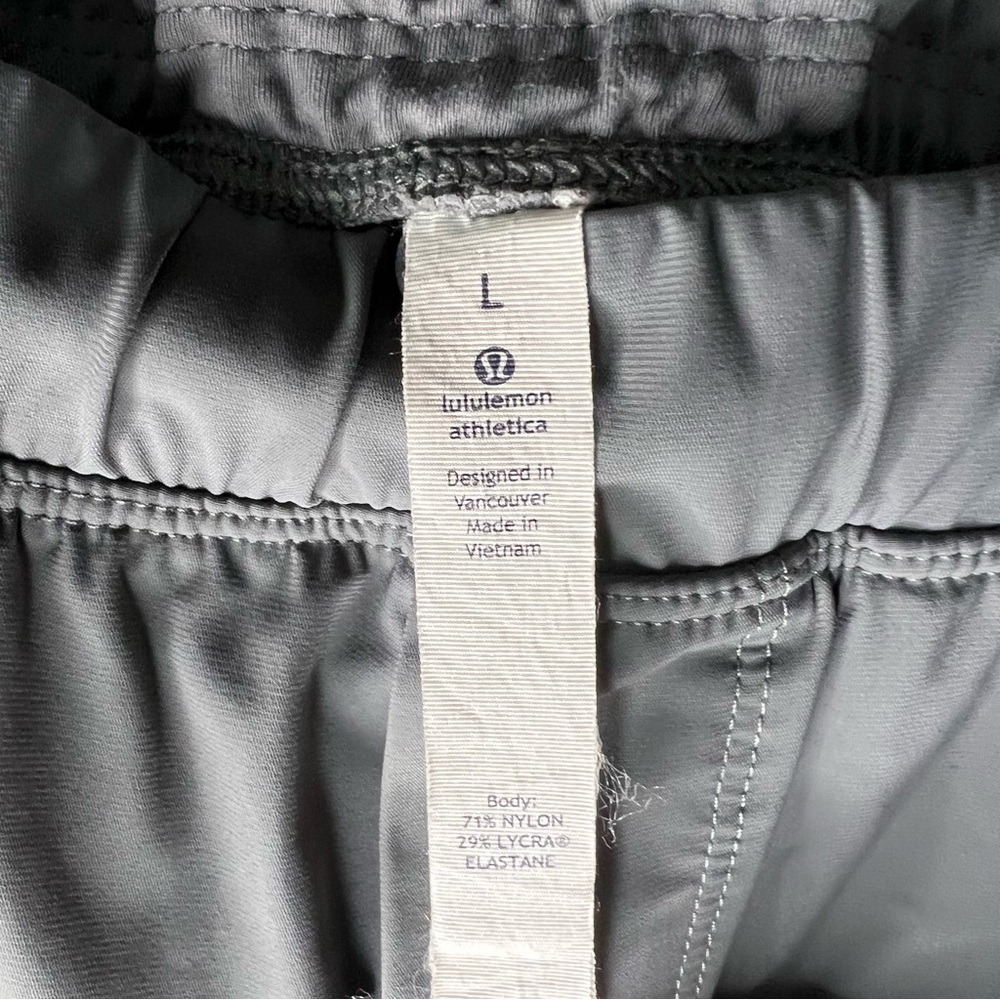 Lululemon Cutback Luxtreme Straight Leg Gray Nylon Blend Activewear Pants‎ - Picture 7 of 11